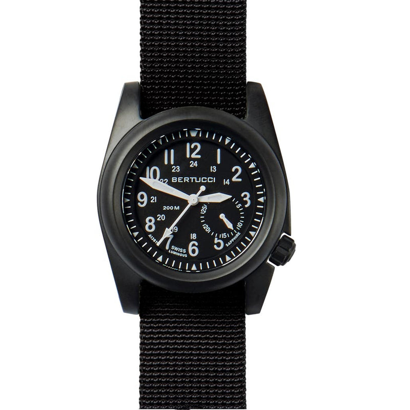 Bertucci A-2S Ballista 40mm Black ION Stainless Steel Watch with Sapphire Crystal #11086