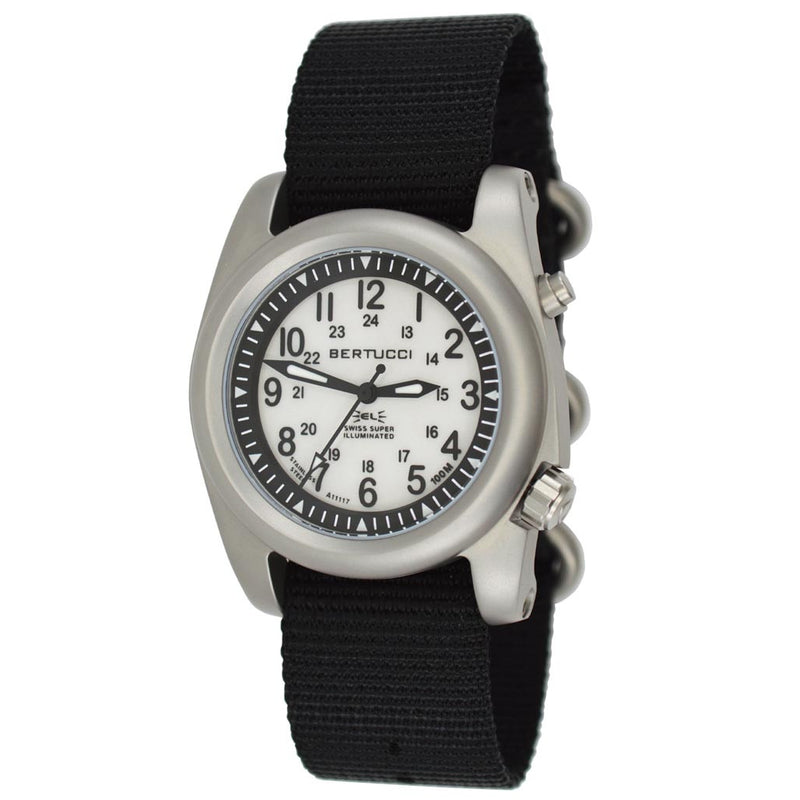 Bertucci A-2SEL Field Watch with Dual Lighting System For White Dial #22025