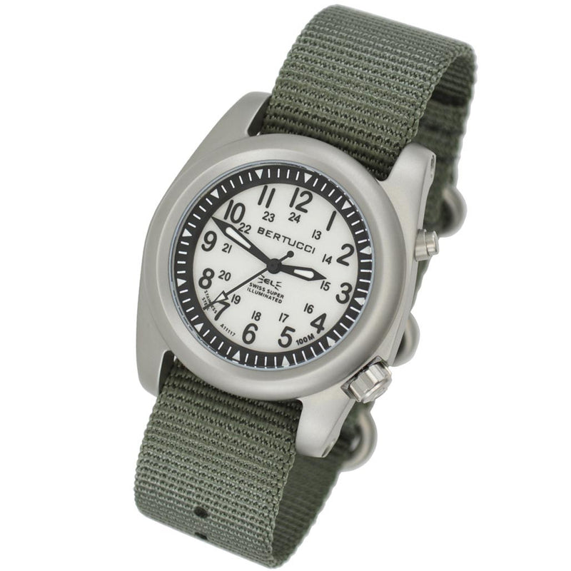 Bertucci A-2SEL Field Watch with Dual Lighting System, Ghost Grey Dial #22026