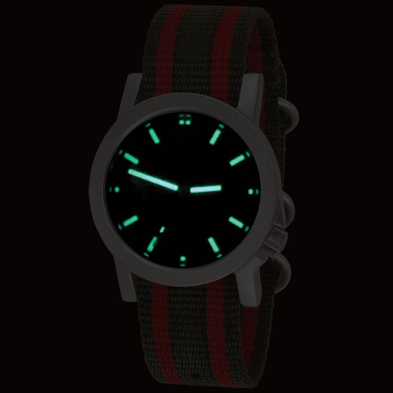 Bertucci A-6A Experior Tempo sport-field watch with light weight 40mm case #16522
