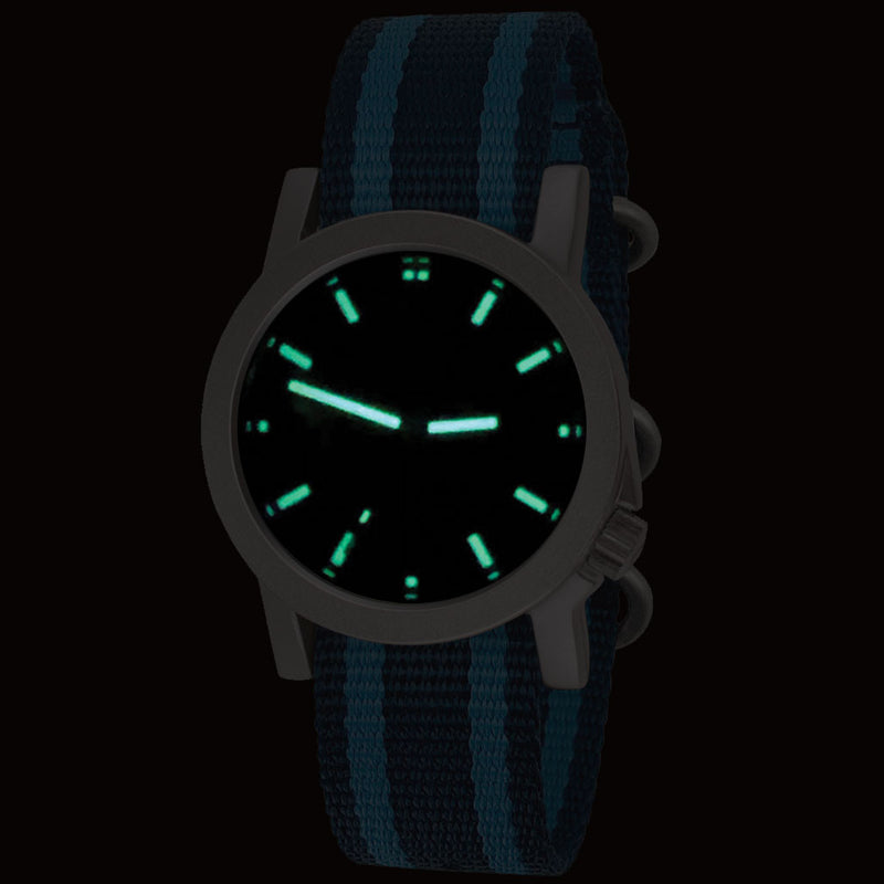 Bertucci A-6A Experior Tempo sport-field watch with light weight 40mm case #16524