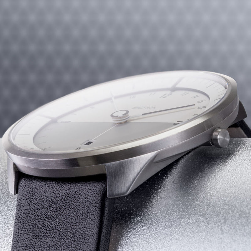 BOTTA TRES 24 Three Hand 24-Hour Swiss Quartz Watch with a 45mm Titanium Case #681910