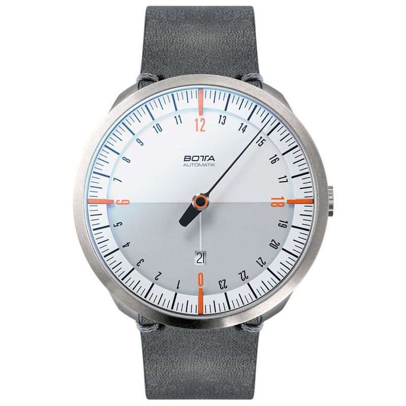 Botta UNO 24 one hand 24-hour Swiss Automatic watch with 45mm titanium case #921010