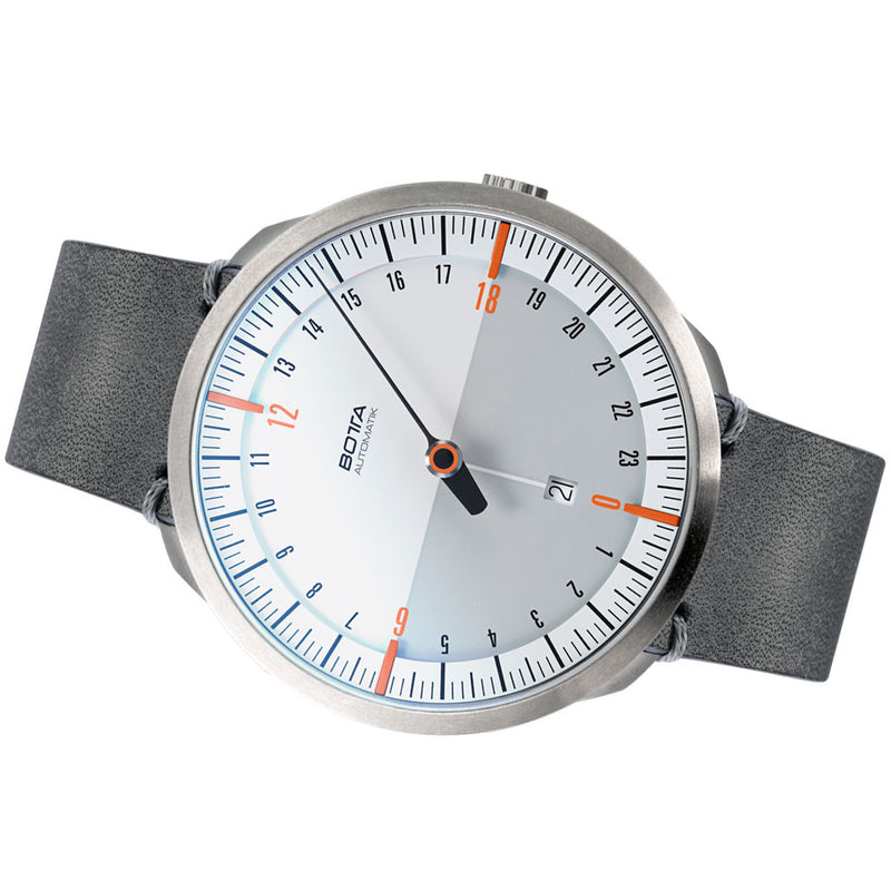 Botta UNO 24 one hand 24-hour Swiss Automatic watch with 45mm titanium case #921010
