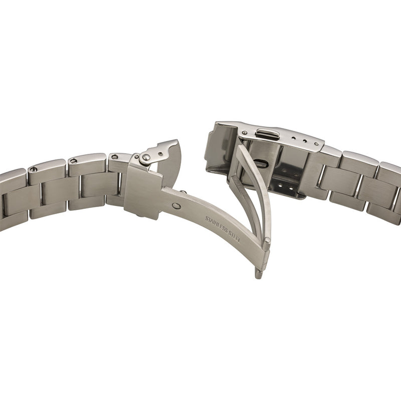 Islander 22mm Two-tone Three-Link Watch Bracelet for Casio Duro Quartz Dive Watch #BRAC-117