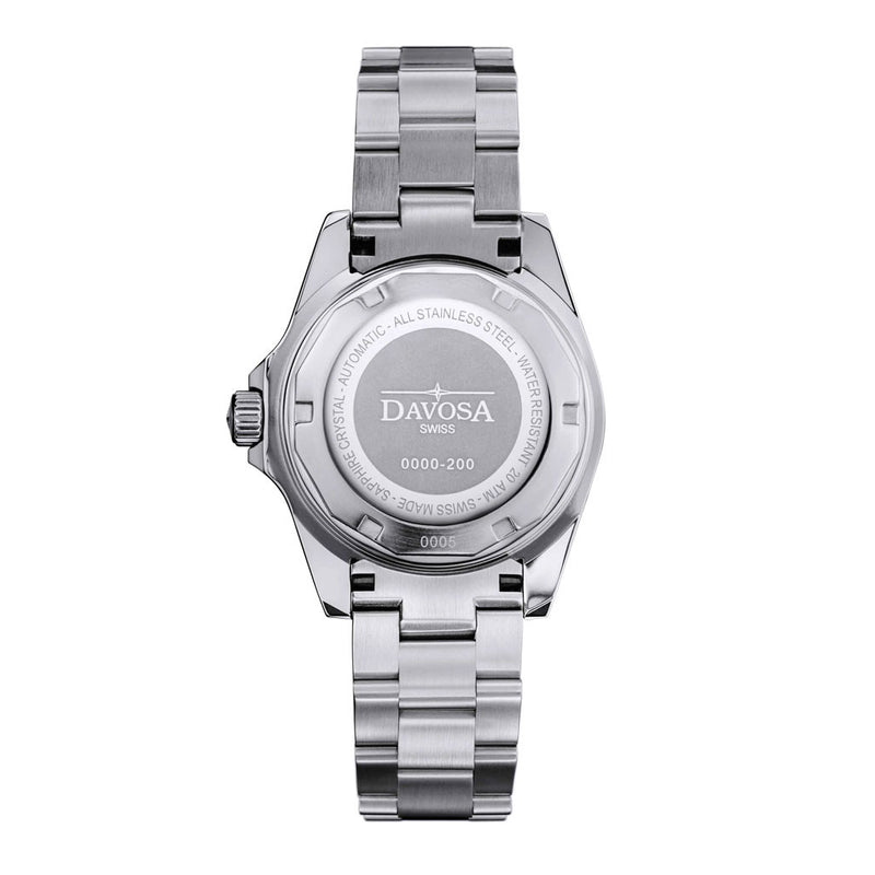 Davosa 36.5mm Medium Ternos Swiss Automatic Dive Watch with White Dial #16619510