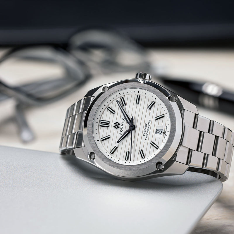Formex Essence ThirtyNine Swiss Automatic Chronometer with White Dial #0333-1-6611-100