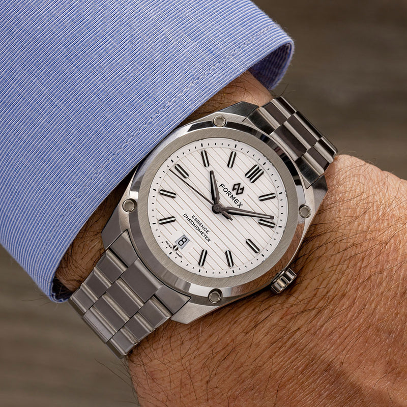 Formex Essence ThirtyNine Swiss Automatic Chronometer with White Dial #0333-1-6611-100