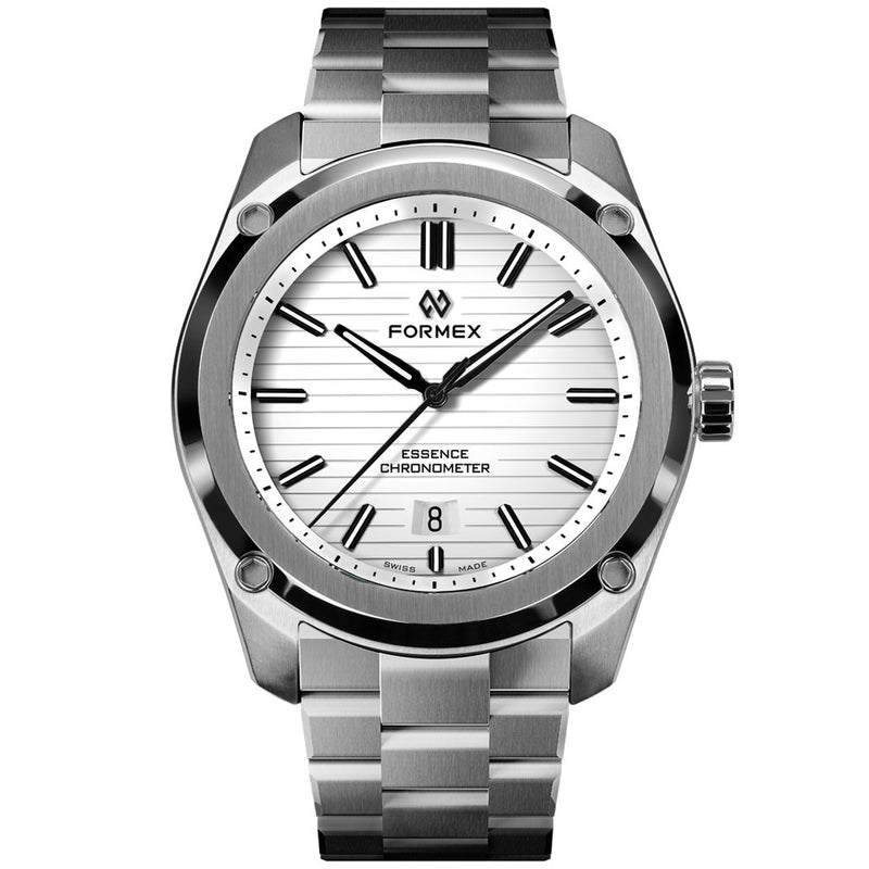 Formex Essence Swiss Automatic Chronometer with White Dial #0330-1-6311-100