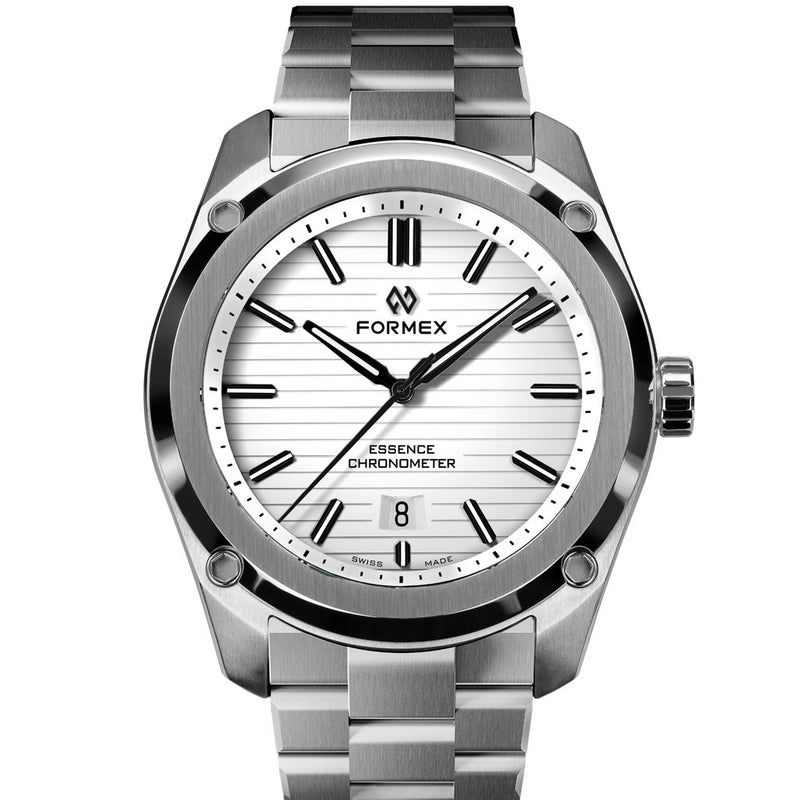 Formex Essence Swiss Automatic Chronometer with White Dial #0330-1-6311-100