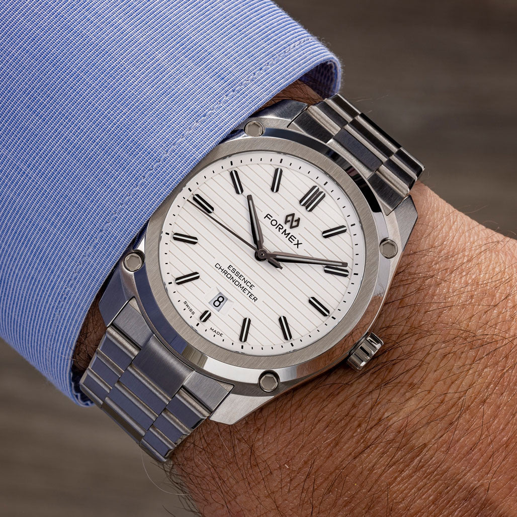 Formex Essence Swiss Automatic Chronometer with White Dial #0330-1