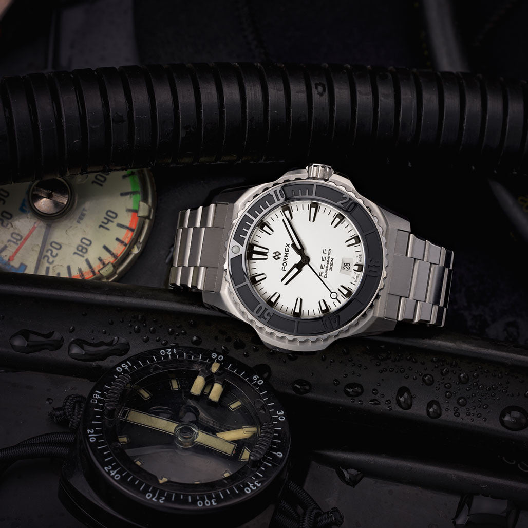 Formex REEF Swiss Automatic Chronometer Dive Watch with Sunburst