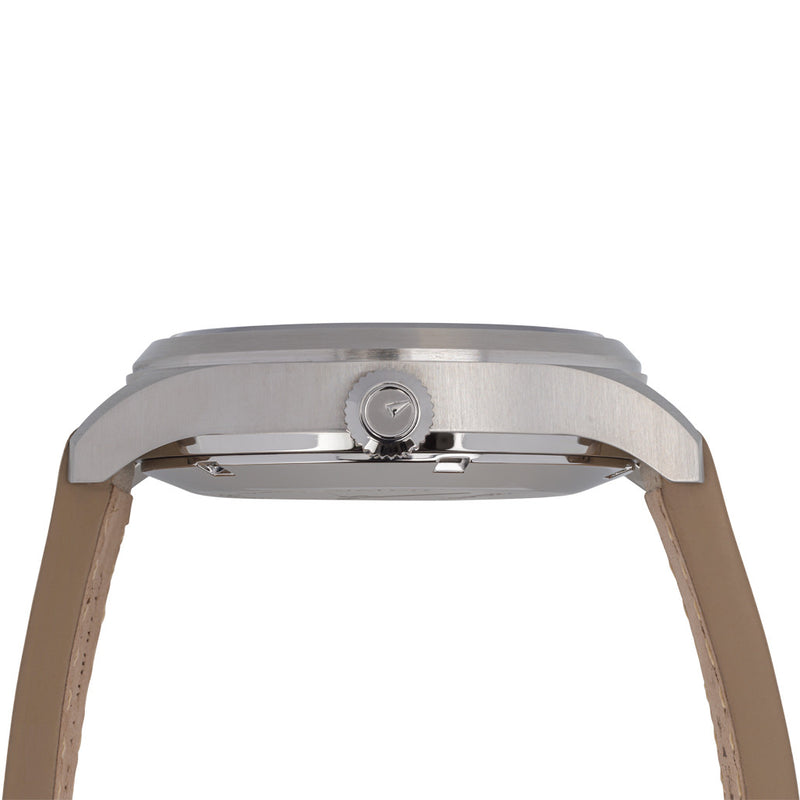 Islander-ISL-105 White Dial Side Crown