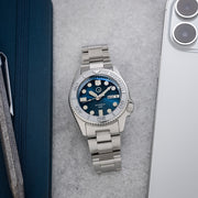 Islander 38mm Automatic Dive Watch with Radiant Blue Dial #ISL-63