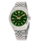 Islander Brookville Hi-Beat Automatic Dress Watch with Green Aventurine Dial #ISL-180 zoom