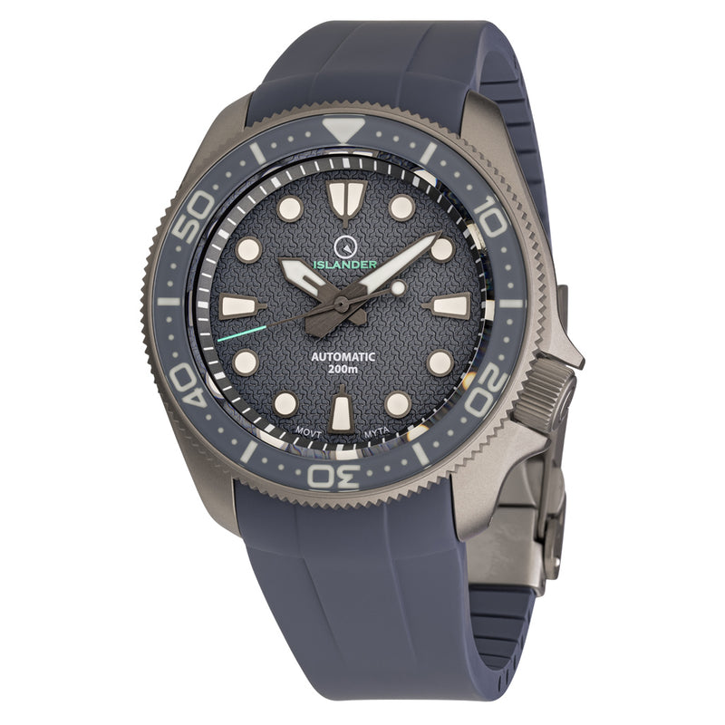 Islander Sands Point Titanium Diver with Grey Whale Tail Dial #ISL-259