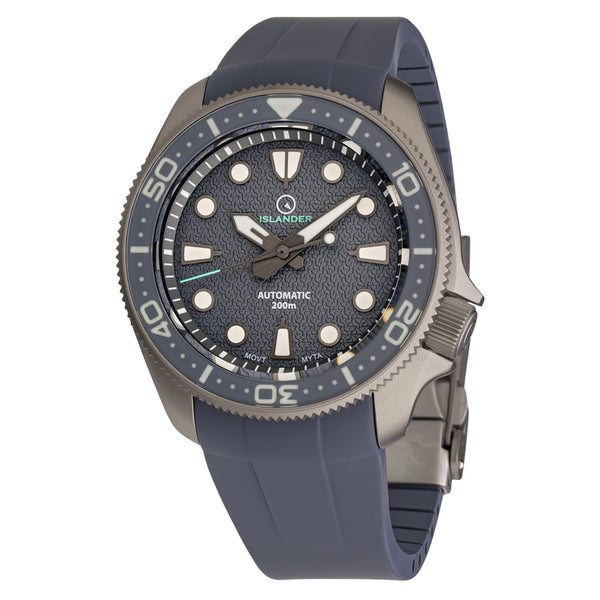 Islander Sands Point Titanium Diver with Grey Whale Tail Dial #ISL-259