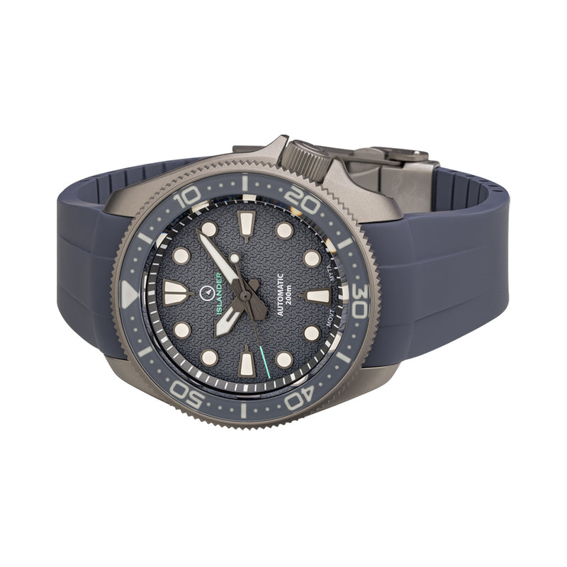 Islander Sands Point Titanium Diver with Grey Whale Tail Dial #ISL-259