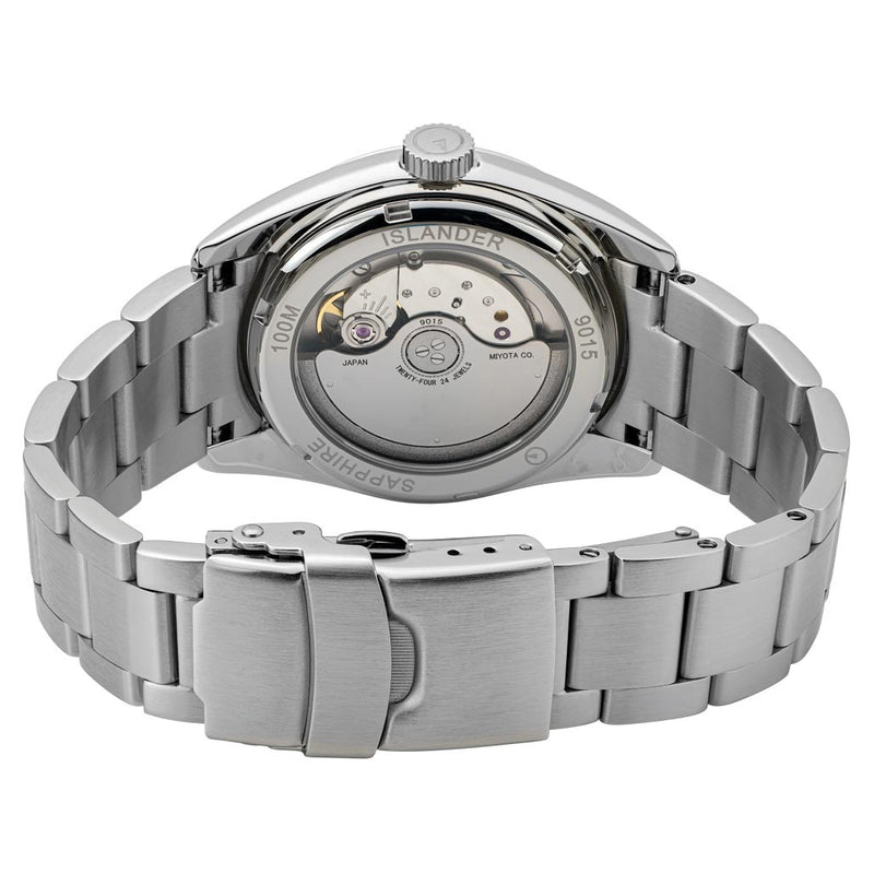 Islander Brookville Hi-Beat Automatic Dress Watch with Robin's Egg Blue Dial, AR Sapphire Crystal #ISL-85 back
