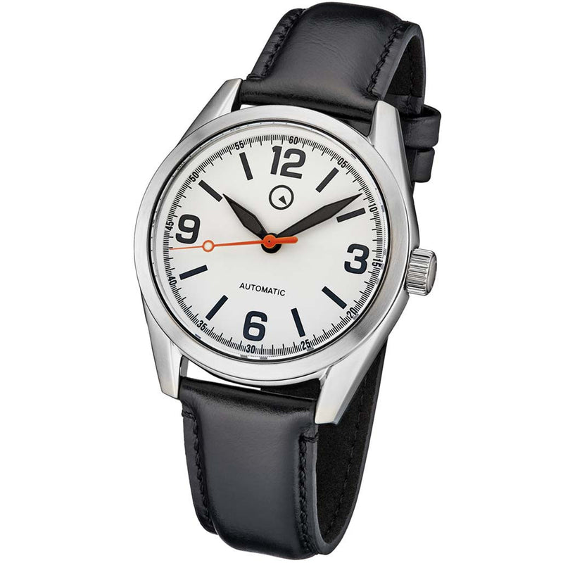 Islander Automatic Watch with Leather Strap and an AR Dome Sapphire Crystal #ISL-84