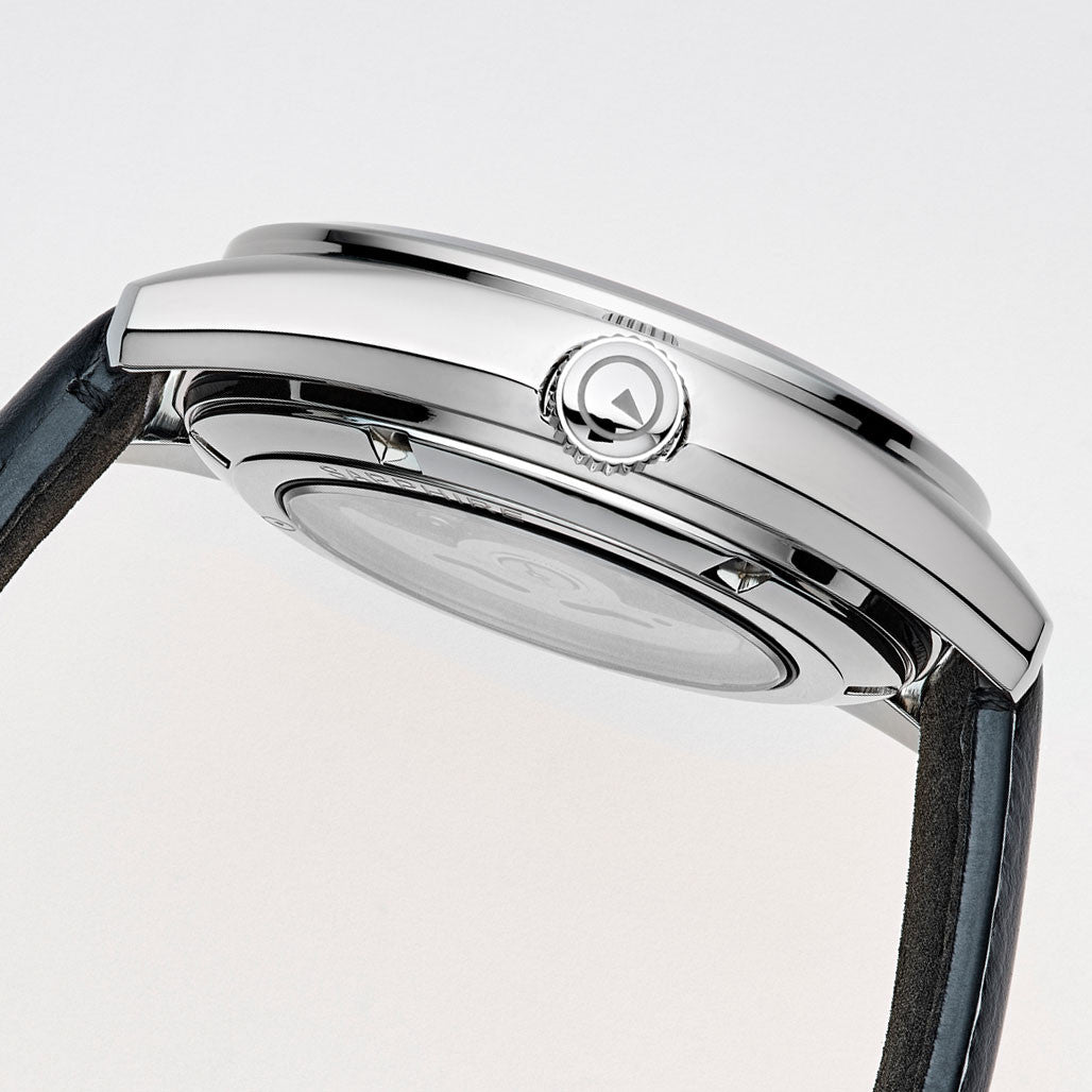 Islander Automatic Watch with Leather Strap and an AR Dome