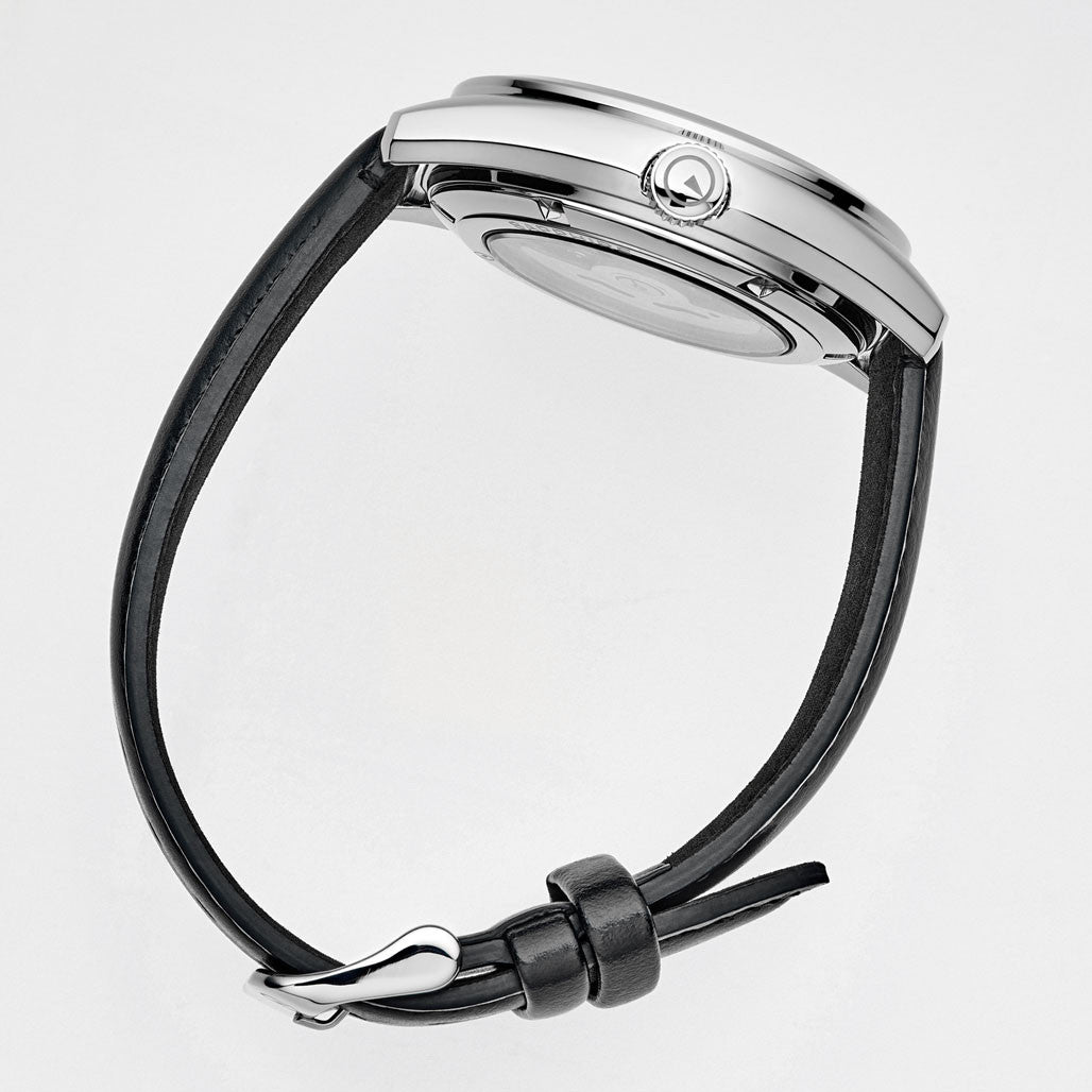 Islander Automatic Watch with Leather Strap and an AR Dome
