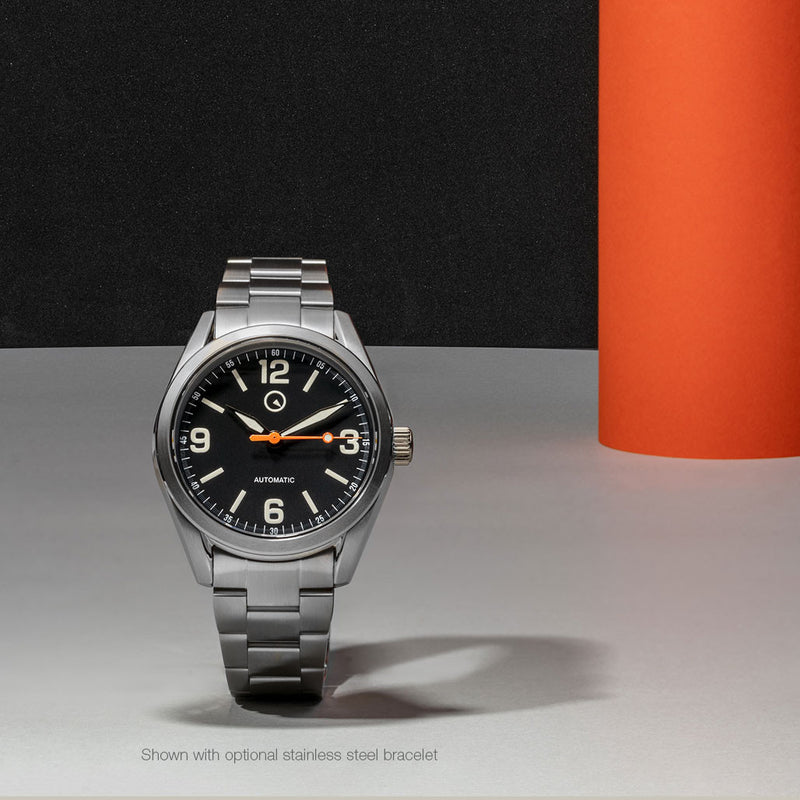 Islander Automatic Watch with Leather Strap and an AR Dome Sapphire Crystal #ISL-54