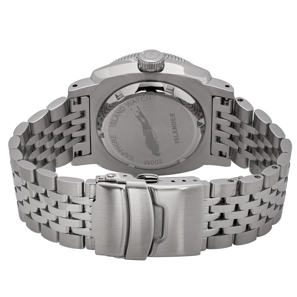 Islander Blue-Green Sandwich Dial Automatic Dive Watch with AR