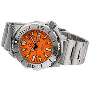 Islander Orange Dial Automatic Dive Watch with AR Double Dome Sapphire Crystal, and 120-click Bezel #ISL-94