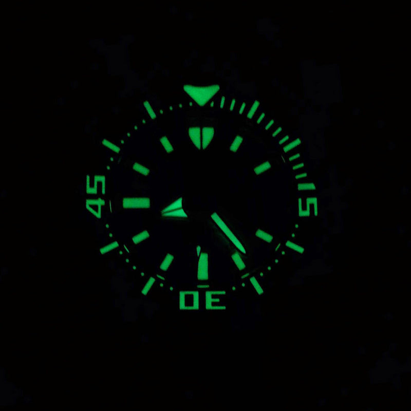 Islander Seafoam Green Dial Automatic Dive Watch with AR Double Dome Sapphire Crystal, and 120-click Bezel #ISL-96
