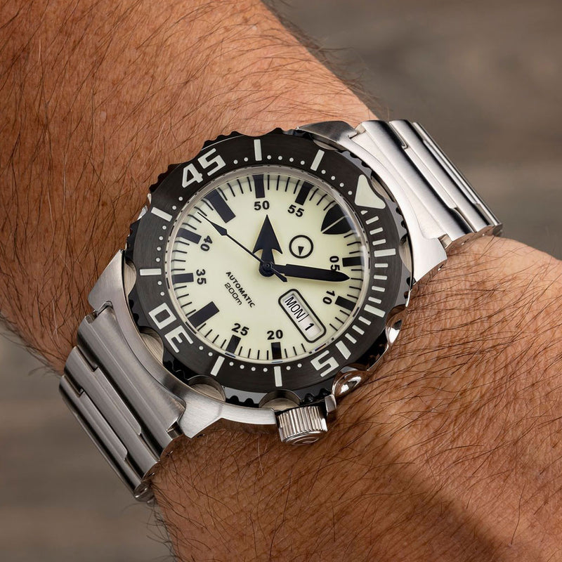 Islander C3 SuperLuminous Dial Automatic Dive Watch with AR Double Dome Sapphire Crystal, and 120-click Bezel #ISL-58