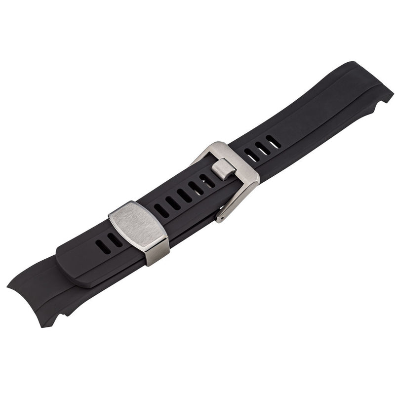 Islander 22mm Black Rubber Dive Strap for Seiko SKX007,009 and 43mm Islander Divers #BRAC-16