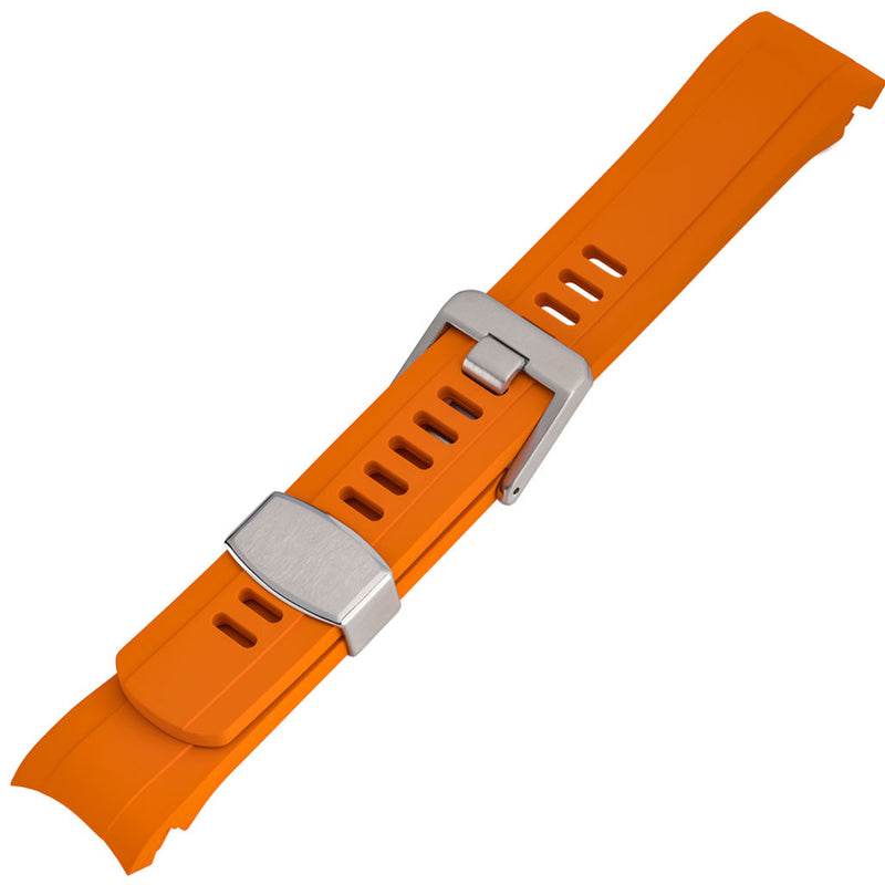 Islander 22mm Orange Rubber Dive Strap for Seiko SKX007,009 and 43mm Islander Divers #BRAC-23