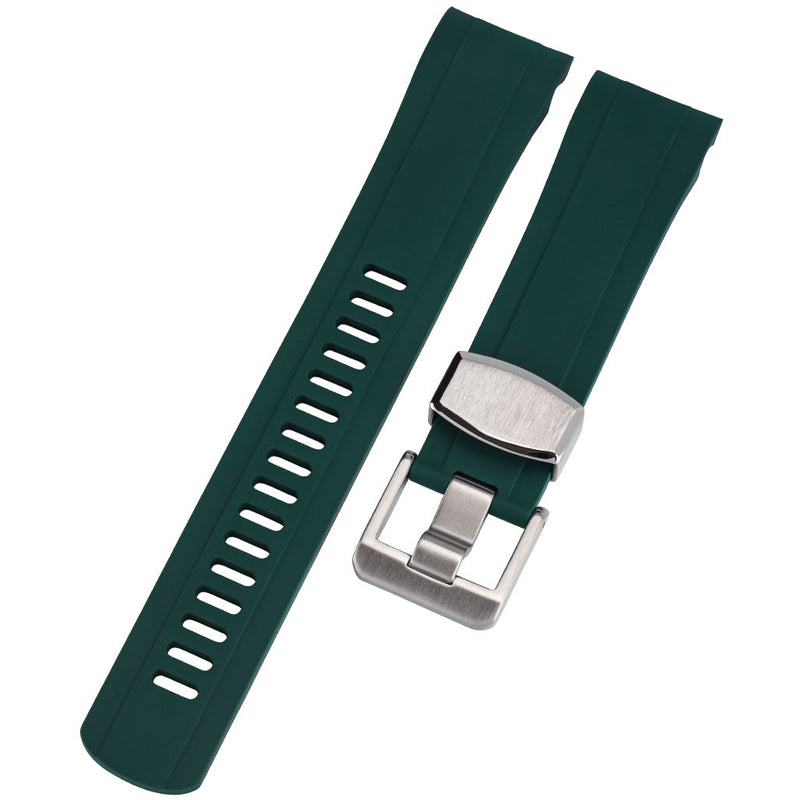 Islander 22mm Green Rubber Dive Strap for Seiko SKX007,009 and 43mm Islander Divers #BRAC-24