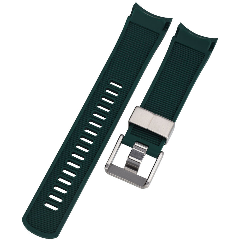 Islander 22mm Green Rubber Dive Strap for Seiko SKX007,009 and 43mm Islander Divers #BRAC-24