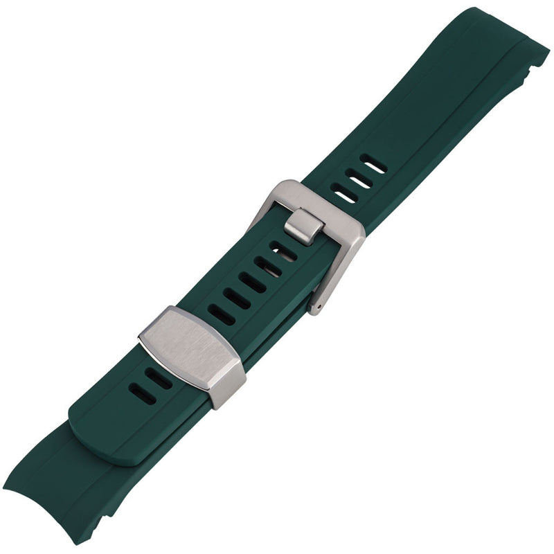 Islander 22mm Green Rubber Dive Strap for Seiko SKX007,009 and 43mm Islander Divers #BRAC-24