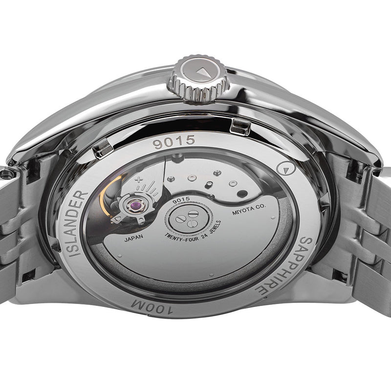 Islander Brookville Hi-Beat Automatic Dress Watch with Salmon Dial, AR Sapphire Crystal #ISL-37