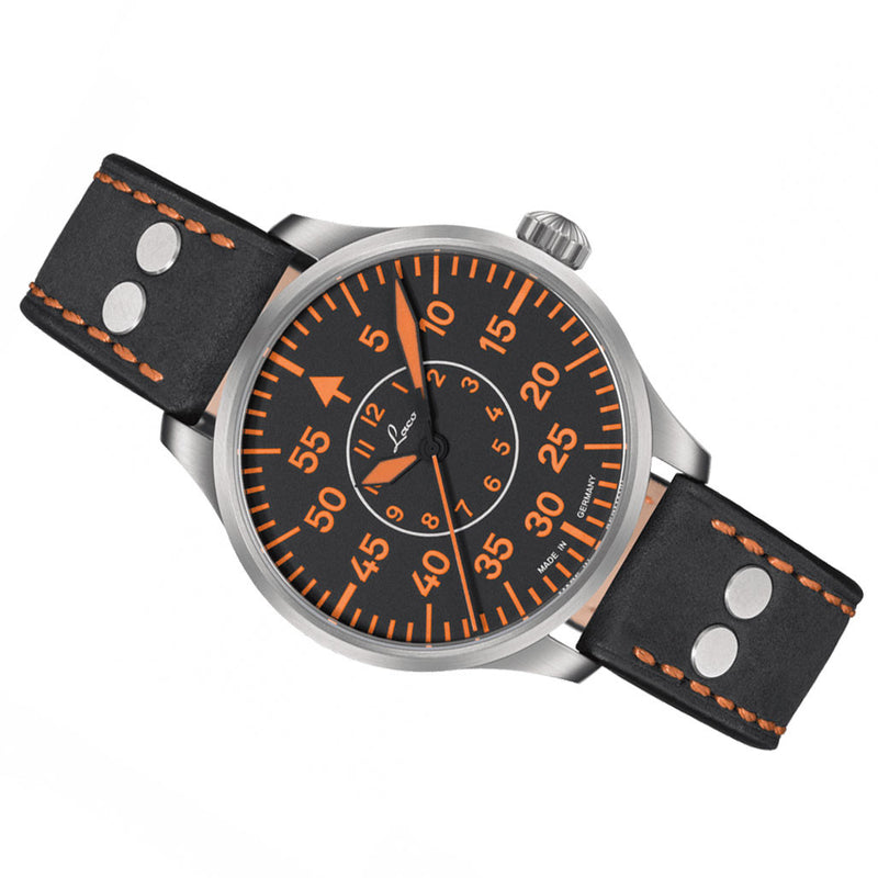 Laco 39mm Palermo Type B Dial Automatic Pilot Watch with Sapphire Crystal #862130