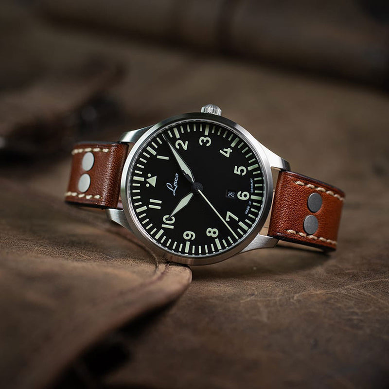 Scratch and Dent - Laco Genf 40mm Pilot Quartz Watch #SND1007
