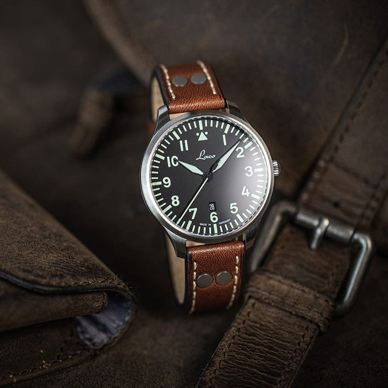 Scratch and Dent - Laco Genf 40mm Pilot Quartz Watch #SND1007