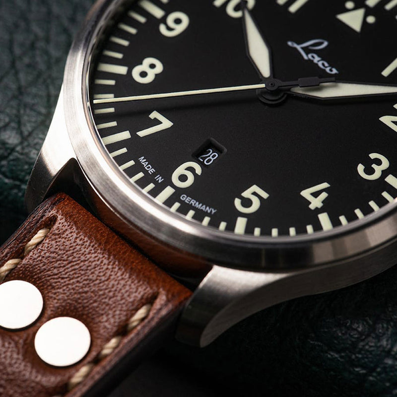 Scratch and Dent - Laco Genf 40mm Pilot Quartz Watch #SND1007