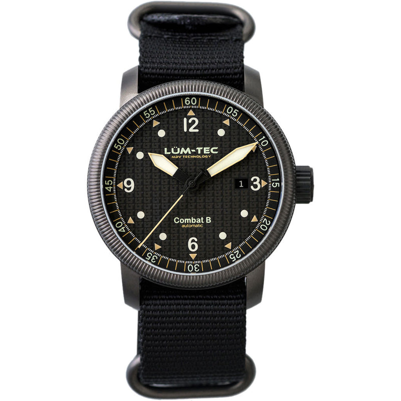 Lum-Tec 43mm Combat Automatic Watch with Curved Sapphire Crystal #Combat-B51