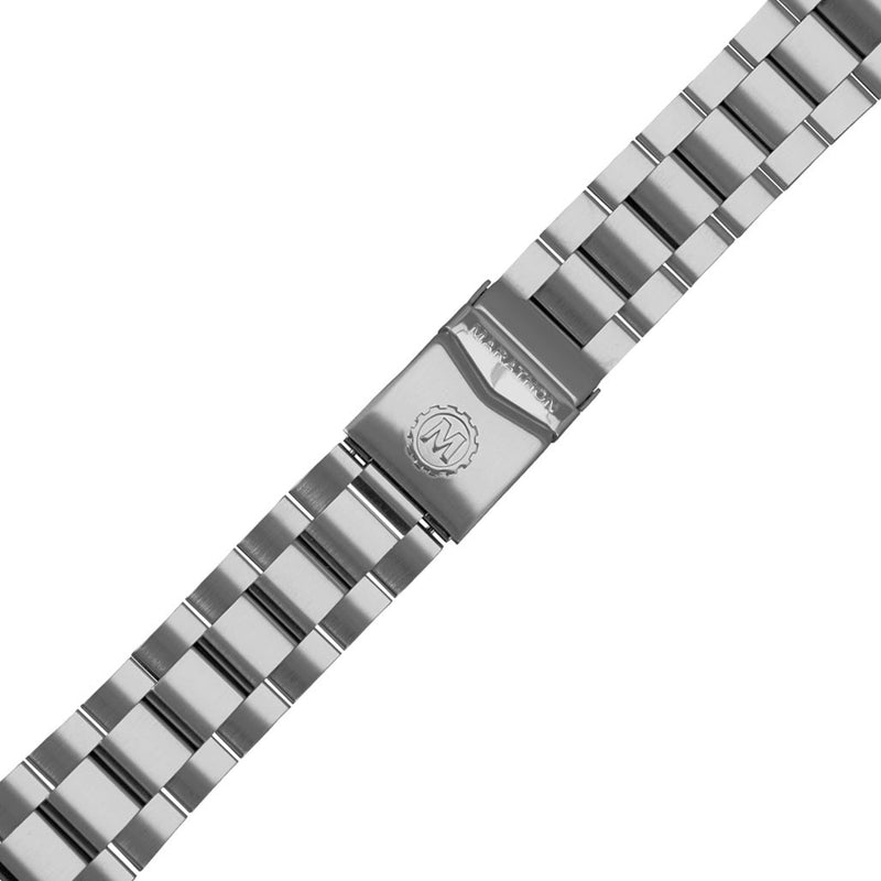 Marathon Brushed Finish Solid Link Bracelet #WW005007MA (22mm)