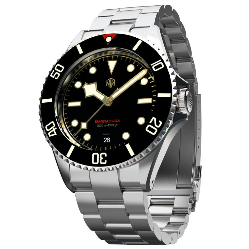 NTH Barracuda 300-Meter Hi-Beat Automatic Dive Watch with an AR Sapphire Crystal #WW-NTH-BVKD