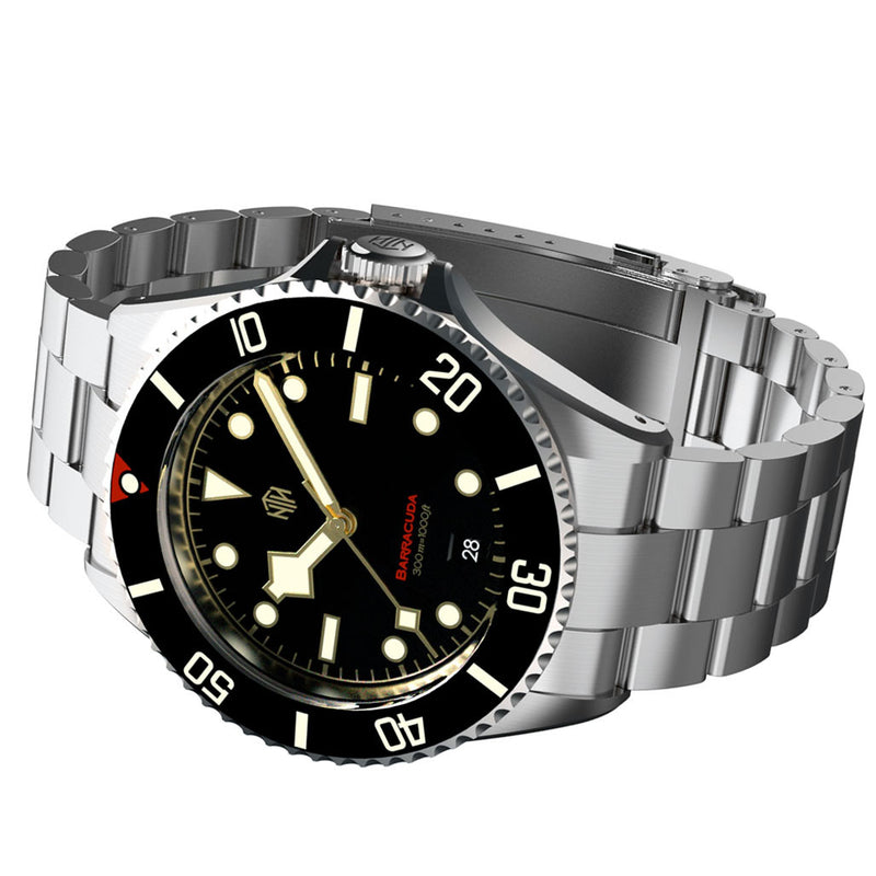 NTH Barracuda 300-Meter Hi-Beat Automatic Dive Watch with an AR Sapphire Crystal #WW-NTH-BVKD