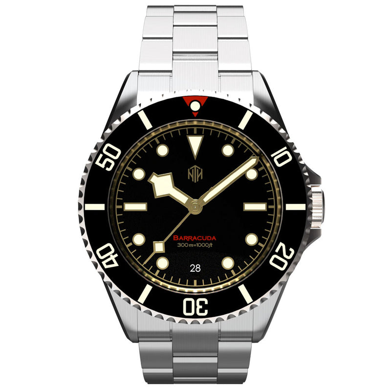 NTH Barracuda 300-Meter Hi-Beat Automatic Dive Watch with an AR Sapphire Crystal #WW-NTH-BVKD