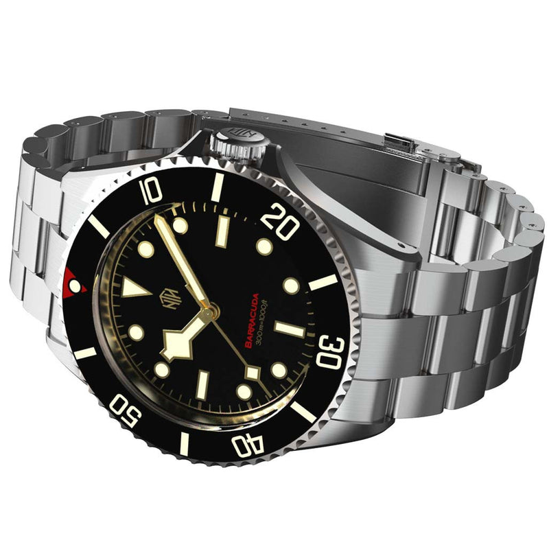 NTH Barracuda 300-Meter Hi-Beat Automatic Dive Watch with an AR Sapphire Crystal #WW-NTH-BVKN