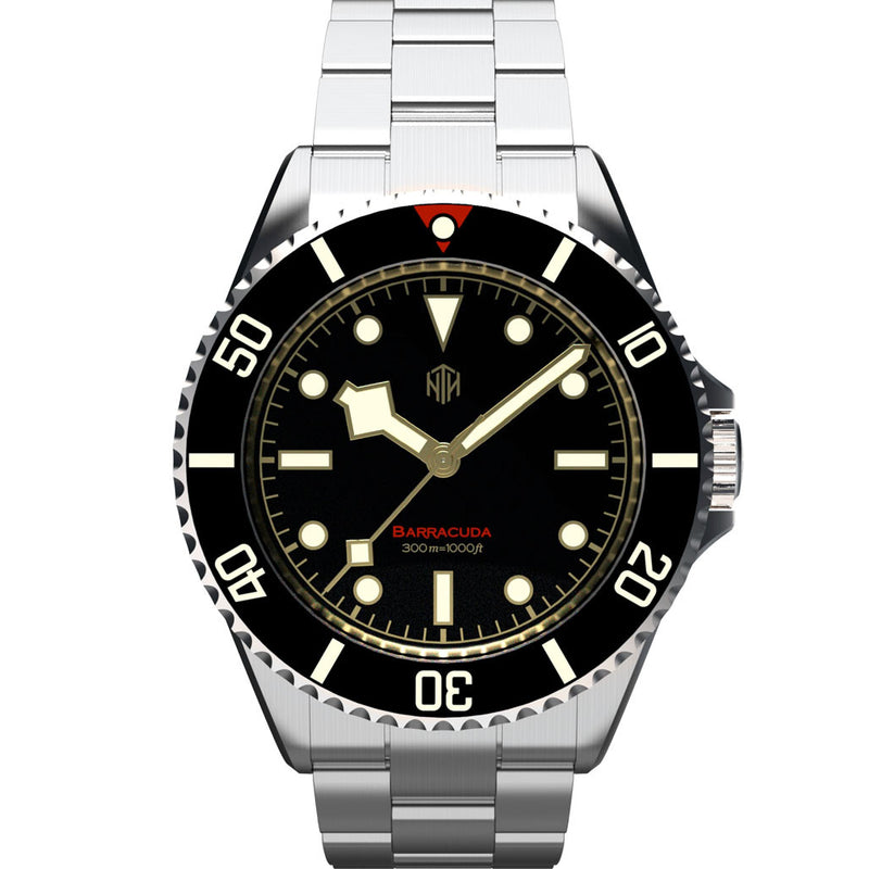 NTH Barracuda 300-Meter Hi-Beat Automatic Dive Watch with an AR Sapphire Crystal #WW-NTH-BVKN