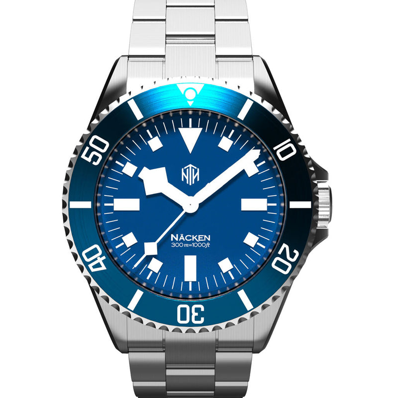 NTH Näcken 300-Meter Hi-Beat Automatic Dive Watch with an AR Sapphire Crystal #WW-NTH-NMEN