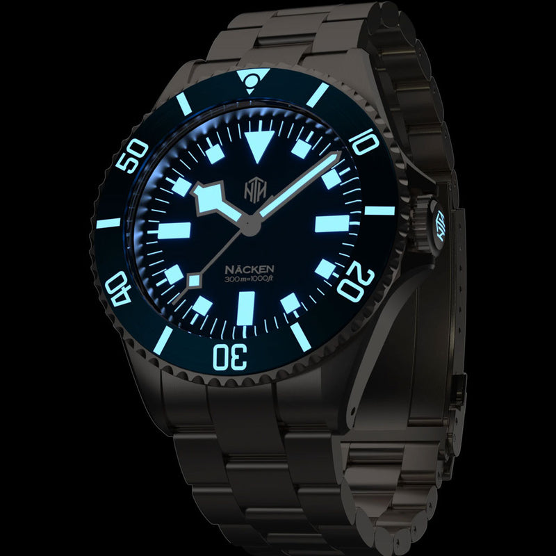 NTH Näcken 300-Meter Hi-Beat Automatic Dive Watch with an AR Sapphire Crystal #WW-NTH-NMEN
